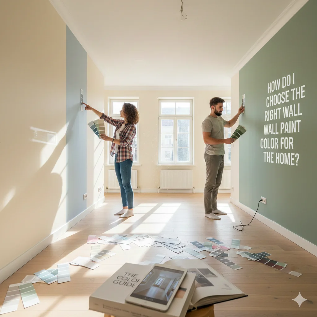How Do I Choose the Right Wall Paint Color for My Home?