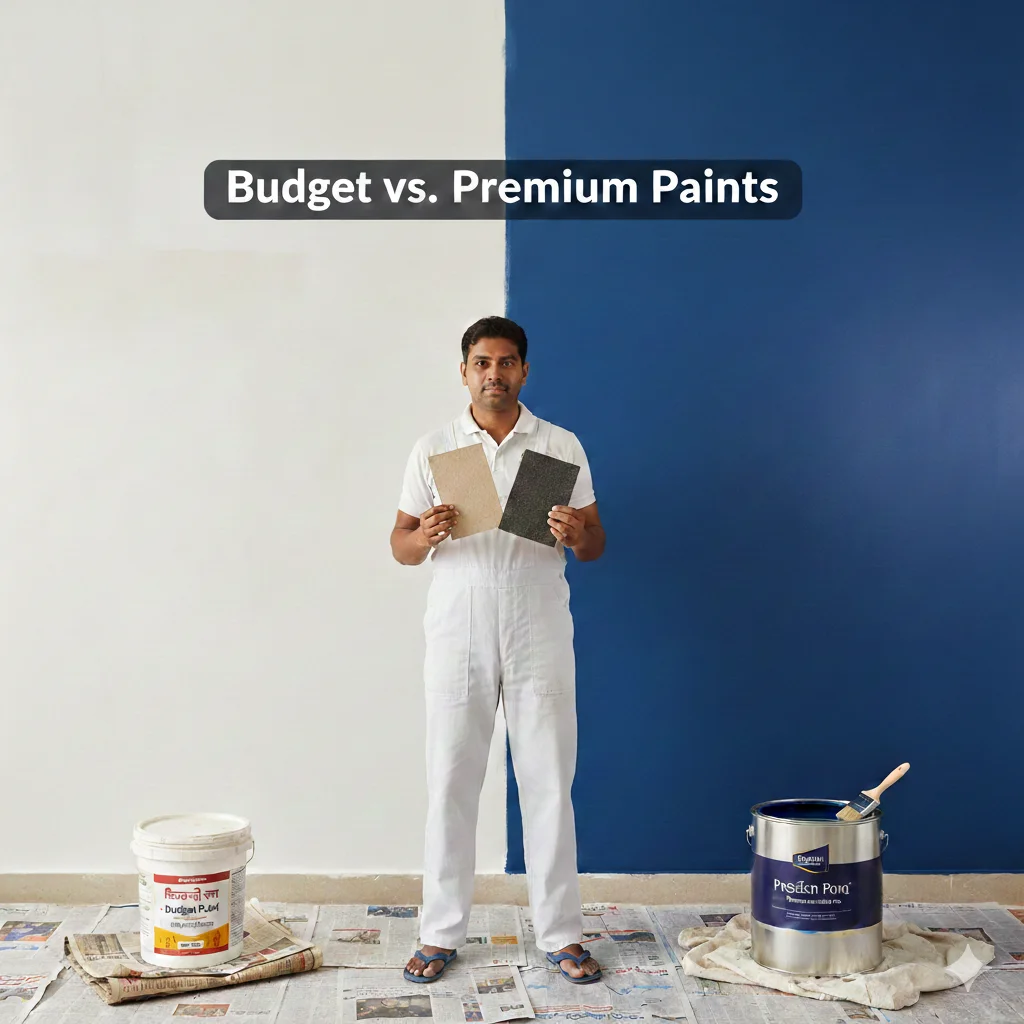 Understanding Budget vs. Premium Paints in India